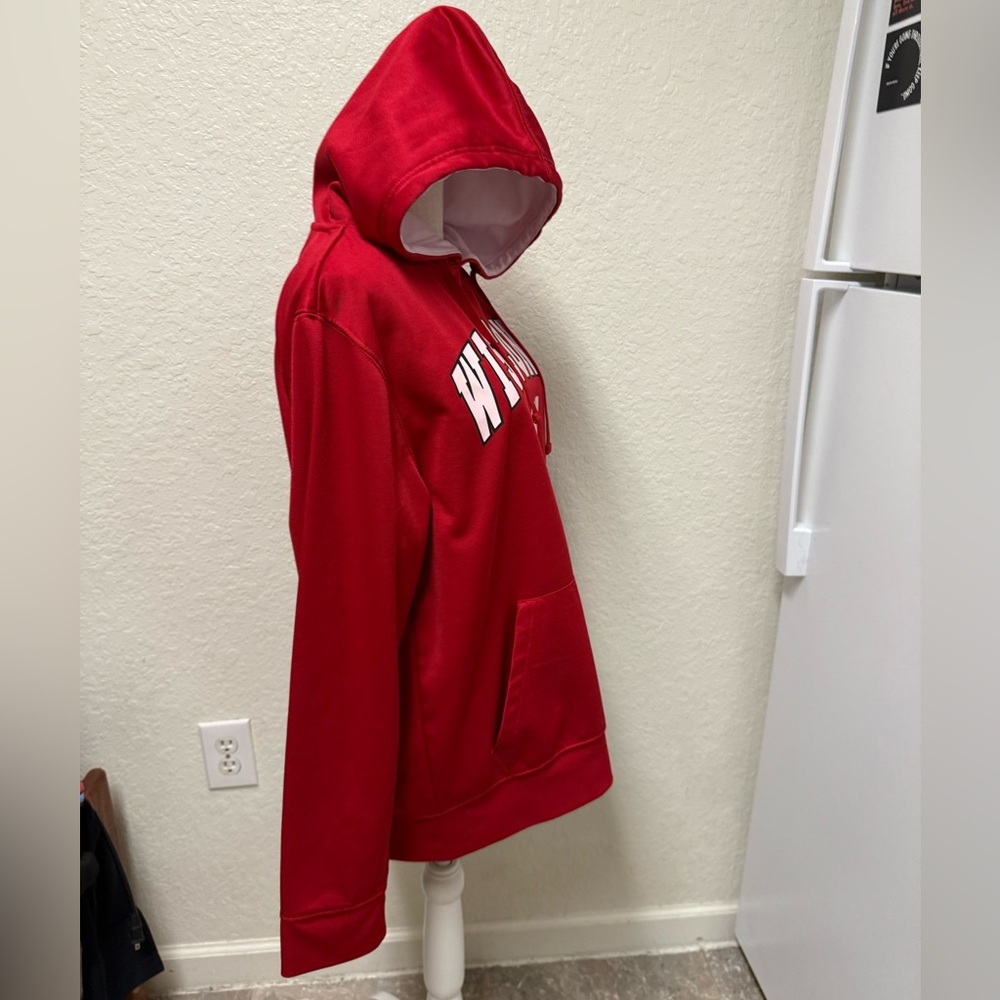Campus Heritage Red University of Wisconsin Hoodie - Picture 11 of 16